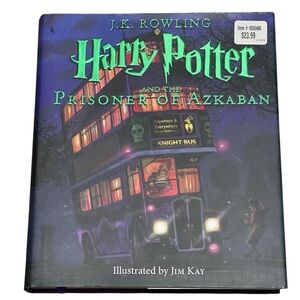 1st PRINT Harry Potter Prisoner of Azkaban illustrated J.K. Rowling 3rd Book